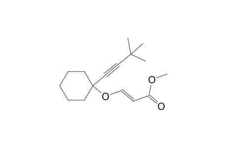 (E)-methyl 3-(1-(3,3-Dimethylbut-1-ynyl)cyclohexyloxy)-acrylate