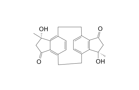 (anti,endo,endo)-19,23-Dihydroxy-19,23-dimethyl[2.2]indanonophane-17,21-dione