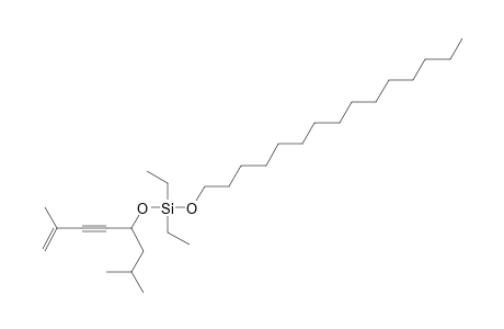 Silane, diethyl(2,7-dimethyloct-1-en-3-yn-5-yloxy)pentadecyloxy-