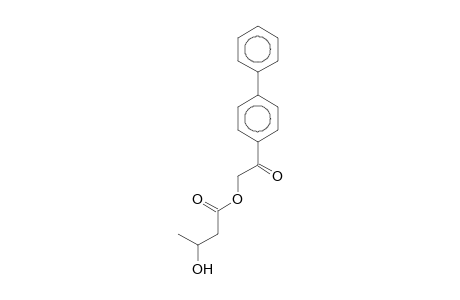 3-Hydroxy-butyric acid, 2-biphenyl-4-yl-2-oxoethyl ester