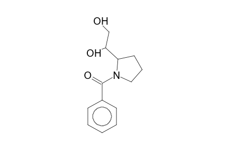 1-(1-Benzoyl-2-pyrrolidinyl)-1,2-ethanediol