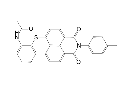 acetamide, N-[2-[[2,3-dihydro-2-(4-methylphenyl)-1,3-dioxo-1H-benz[de]isoquinolin-6-yl]thio]phenyl]-