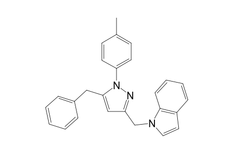 1-((5-Benzyl-1-p-tolyl-1H-pyrazol-3-yl)methyl)-1H-indole