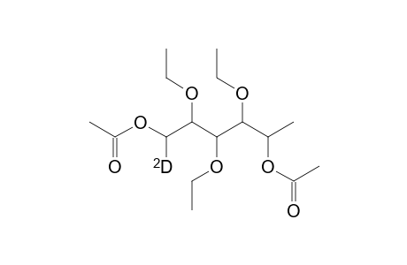 2,3,4-Tri-0-Ethyl-6-deoxyhexitol 1,5-diacetate(1-D)