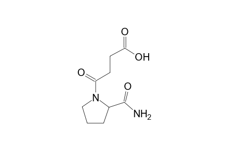 4-(2-aminocarbonylpyrrolidin-1-yl)-4-oxidanylidene-butanoic acid