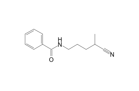 5-[N-(Benzamido)]-2-methylpentanenitrile