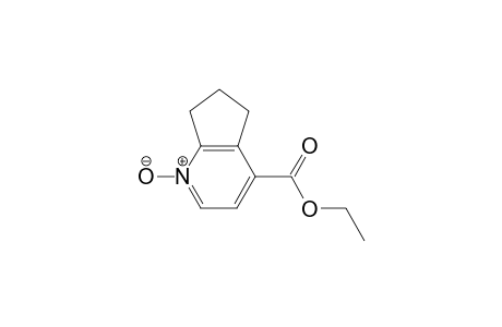 Ethyl 2,3-cyclopentenopyridine-4-carboxylate N-oxide
