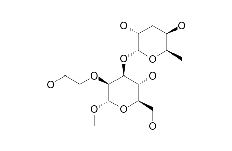 METHYL-2-O-(2'-HYDROXYMETHYL)-3-O-(3,6-DIDEOXY-ALPHA-D-XYLO-HEXOPYRANOSYL)-ALPHA-D-MANNOPYRANOSIDE