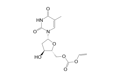 [(2R,3S,5R)-3-hydroxy-5-(5-methyl-2,4-dioxo-pyrimidin-1-yl)tetrahydrofuran-2-yl]methyl vinyl carbonate
