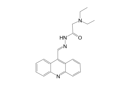 Diethylamino-acetic acid, acridin-9-ylmethylene-hydrazide