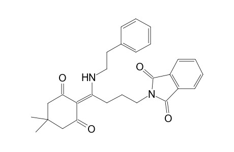 1H-Isoindole-1,3(2H)-dione, 2-[4-(4,4-dimethyl-2,6-dioxocyclohexyliden)-4-[(2-phenylethyl)amino]butyl]-