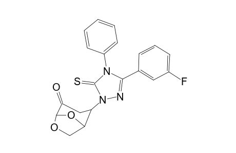 2-[3-(3-fluorophenyl)-4-phenyl-5-sulfanylidene-1,2,4-triazol-1-yl]-6,8-dioxabicyclo[3.2.1]octan-4-one