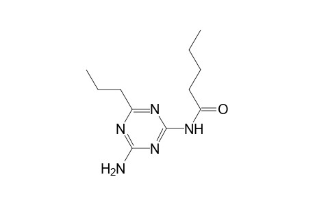 2-Amino-4-propyl-6-valerylamino-1,3,5-triazine