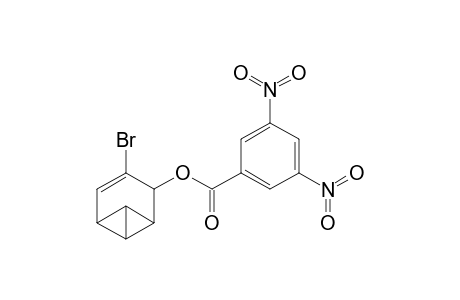 Tricyclo[4.1.0.02,7]hept-4-en-3-ol, 4-bromo-, 3,5-dinitrobenzoate