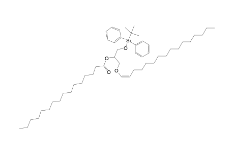 3-TERT.-BUTYLDIPHENYLSILYL-2-HEXADECANOYL-1-O-1'-(Z)-HEXADECENYL-RAC-GLYCEROL