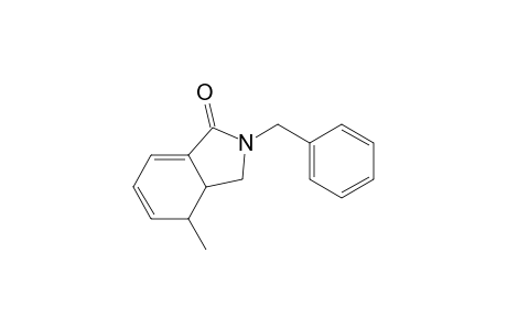 3a,4-dihydro-1-oxo-4-methyl-2-benzylisoindoline