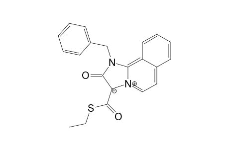 1-Benzyl-2-oxo-3-(ethylthiocarbonyl)-2,3-dihydro-1H-imidazo[2,1-a]isoquinolin-4-ium-3-ide