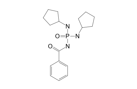 C6H5C(O)NHP(O)[NH(C5H9)]2;N-BENZOYL-N',N''-BIS-(CYCLOPENTYL)-PHOSPHORIC-TRIAMIDE