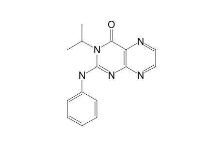 3-Anilino-2-isopropylpteridin-4(3H)-one