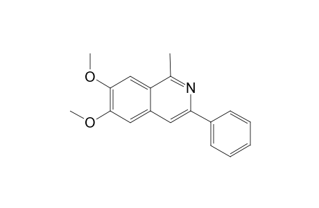 6,7-Dimethoxy-1-methyl-3-phenylisoquinoline
