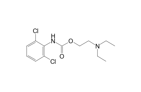 2,6-dichlorocarbanilic acid, 2-(diethylamino)ethyl ester
