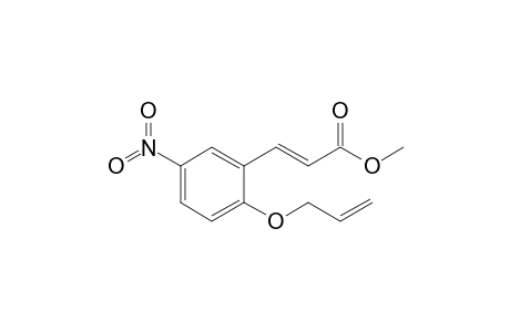 (E)-3-(2-allyloxy-5-nitro-phenyl)acrylic acid methyl ester