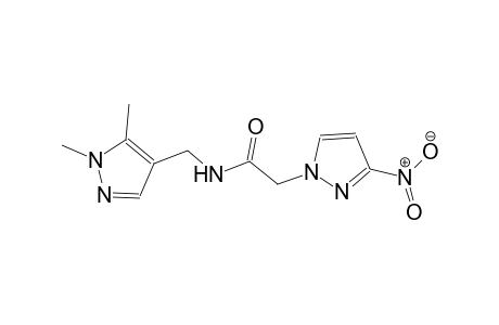 N-[(1,5-dimethyl-1H-pyrazol-4-yl)methyl]-2-(3-nitro-1H-pyrazol-1-yl)acetamide