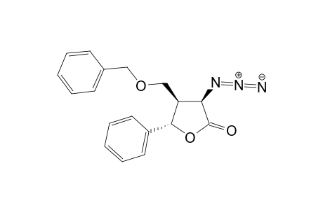(3R,4R,5S)-3-Azido-5-phenyl-4-[(benzyloxy)methyl]tetrahydro-2-furanone