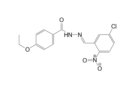 N'-[(E)-(5-chloro-2-nitrophenyl)methylidene]-4-ethoxybenzohydrazide