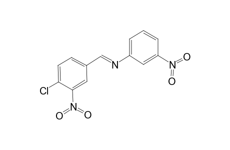 (4-chloro-3-nitro-benzylidene)-(3-nitro-phenyl)-amine