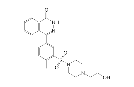 4-(3-{[4-(2-hydroxyethyl)-1-piperazinyl]sulfonyl}-4-methylphenyl)-1(2H)-phthalazinone