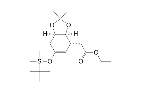 Ethyl (1R,5R,6S)-[3-(tert-Butyldimethylsiloxy)-5,6-O-isopropylidene-5,6-dihydroxy-2-cyclohexen-1-yl]acetate