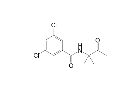 3,5-bis(chloranyl)-N-(2-methyl-3-oxidanylidene-butan-2-yl)benzamide