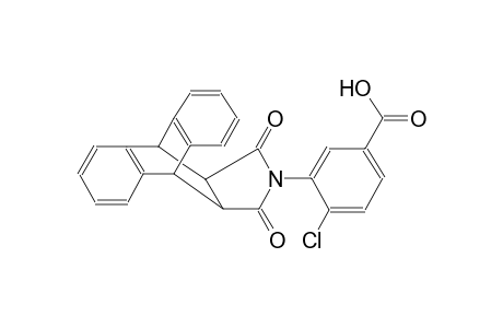4-chloro-3-{16,18-dioxo-17-azapentacyclo[6.6.5.0²,⁷.0⁹,¹⁴.0¹⁵,¹⁹]nonadeca-2(7),3,5,9(14),10,12-hexaen-17-yl}benzoic acid
