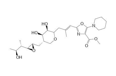 4-(Methoxycarbonyl)-2-(1-normon-2-yl)-5-piperidin-1-yloxazole