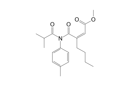(Z)-Methyl 4-oxo-4-(N-p-tolylisobutylamido)-3-n-butylbut-2-enoate