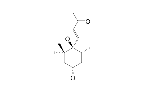 (E)-4-[(1'R,4'S,6'R)-1',4'-DIHYDROXY-2',2',6'-TRIMETHYLCYClOHEXYL)-3-BUTEN-2-ONE;(-)-EPIBOSCIALIN