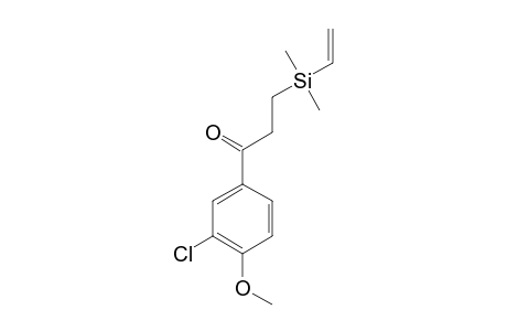 [3-(3'-CHLORO-4'-METHOXYPHENYL)-3-OXO]-PROPYLDIMETHYLVINYLSILANE