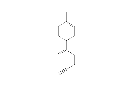 1-methyl-4-(1-methylenepent-4-ynyl)cyclohexene