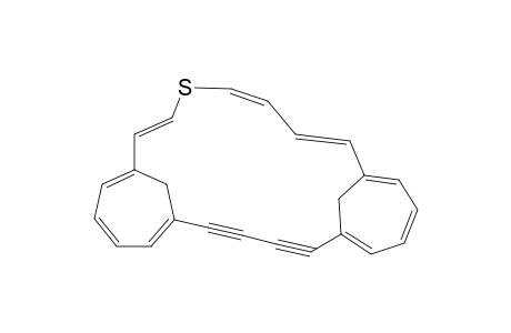 7,8,9,10-Tetrahydro-1,6:11,16-dimethano-19-thia[23]annulene