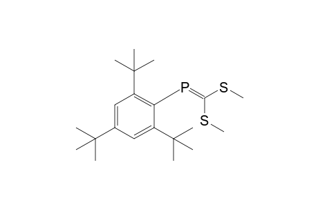 2,2-Bis(methylsulfanyl)-1-(2,4,6-tri-t-butylphenyl)-1-phosphaethene