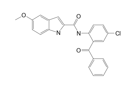 N-(2-BENZOYL-4-CHLOROPHENYL)-5-METHOXY-1H-INDOLE-2-CARBOXAMIDE