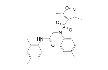 2-{[(3,5-dimethyl-4-isoxazolyl)sulfonyl]-4-methylanilino}-N-(2,4-dimethylphenyl)acetamide