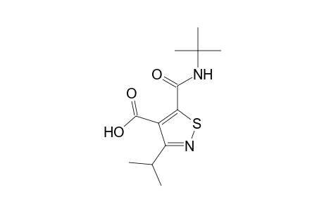 4-Isothiazolecarboxylic acid, 5-[[(1,1-dimethylethyl)amino]carbonyl]-3-(1-methylethyl)-