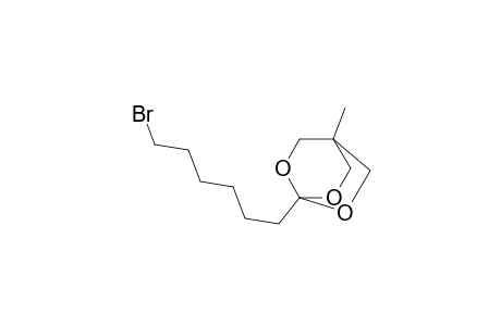 2,6,7-Trioxabicyclo[2.2.2]octane, 1-(6-bromohexyl)-4-methyl-