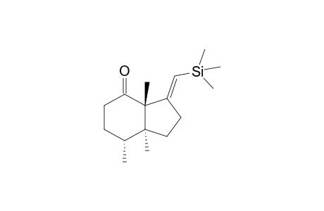 (3aS,7R,7aS)-3a,7,7a-Trimethyl-3-[(E)-1-(1,1,1-trimethylsilyl)methylene]perhydro-4-indenone