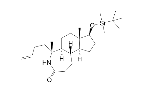 17-.beta.-Hydroxy-5-aza-4,5-seco-B-homoandrost-3-en-5-one tert-Butyldimethylsilyl Ether