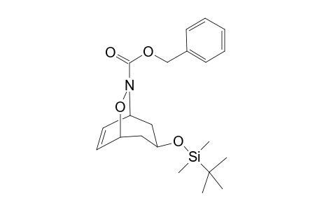 N-(Benzyloxycarbonyl)-3.beta.-[(t-butyldimethylsilyl)oxy]-6-oxa-7-azabicyclo[3.2.2]non-8-ene