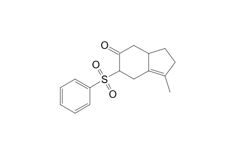9-Methyl-3-(phenylsulfonyl)bicyclo[4.3.0]non-9-en-4-one