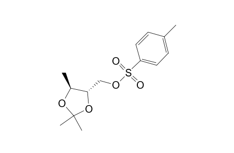 1,3-Dioxolane-4-methanol, 2,2,5-trimethyl-, 4-methylbenzenesulfonate, (4S-trans)-
